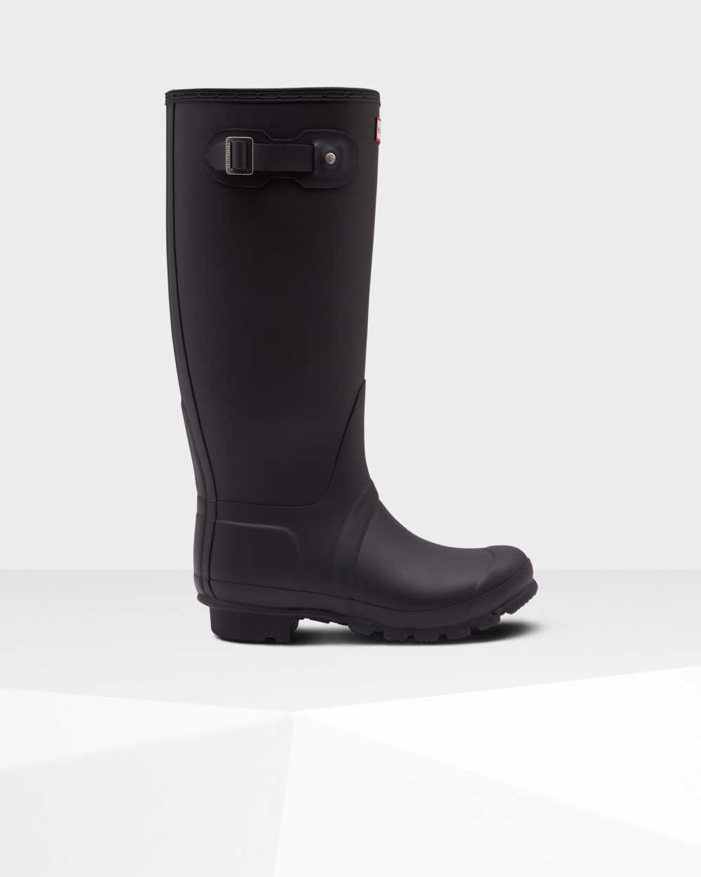 Hunter Women's Original Tall Insulated Wide Leg Winter Boots Black,LTMG89135